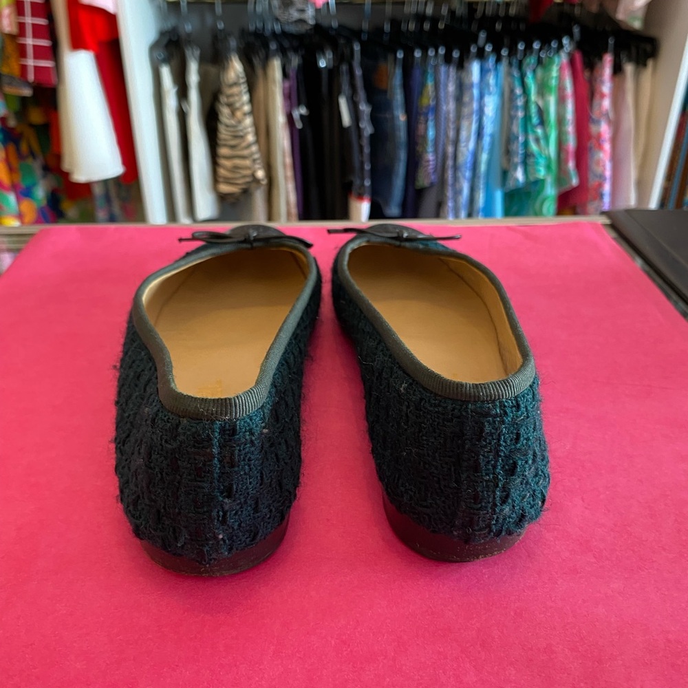 Chanel Tweed Ballet Flats size 38 - Picture 5 of 11